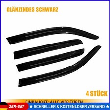 2 Set Windabweiser Seitenfenster Für VW Amarok Doppelkabine 2009-2022 Schwarz..