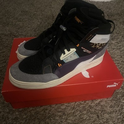 Puma Slipstream Mutation Beast Fur Black/Purple Men s Size 13
