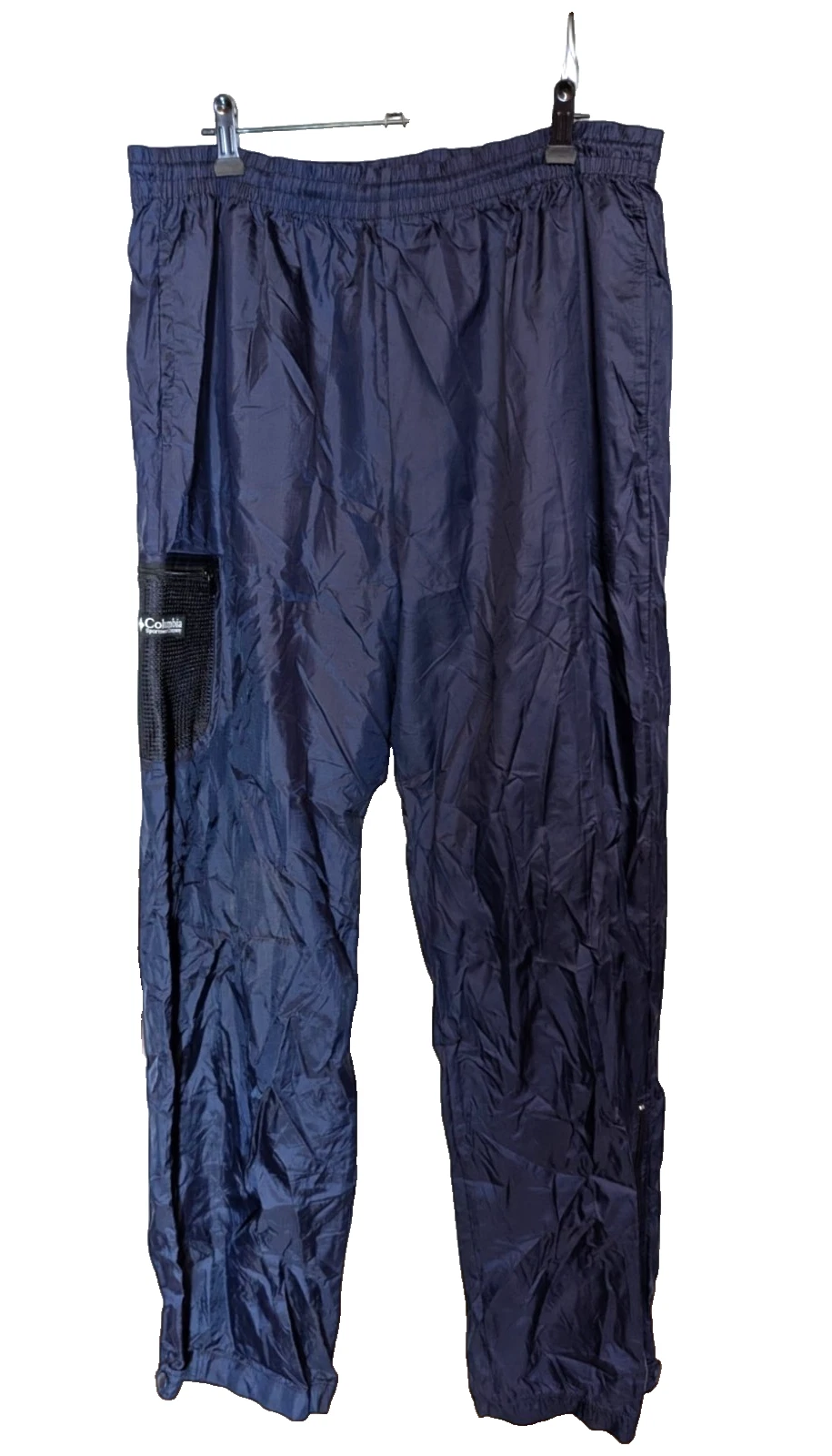 Columbia Pants Womens L Large Navy Blue Straight leg Packable