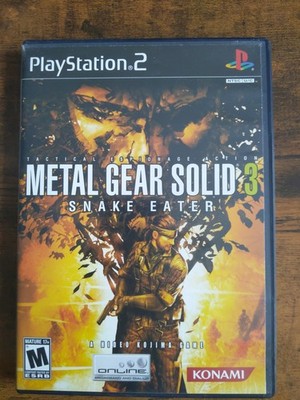Metal Gear Solid 3 Snake Eater - PS2 PlayStation 2 Sony, no manual