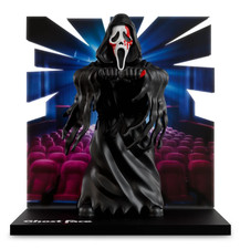 Scream GHOST FACE Vinyl 4.5" Figure with Acrylic Background 2025, FlyGuys