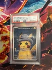 Pikachu Grey Felt Hat 2023 SVP #085 Van Gogh Promo Pokémon Card PSA 9