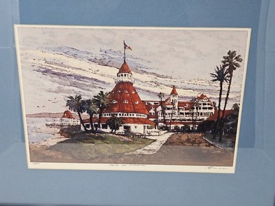    Hotel del Coronado Limited Edition Print   Signed & Numbered 11/500   Framed