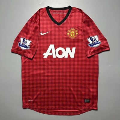 MANCHESTER UNITED NIKE 2012/2013 HOME JERSEY #20 VAN PERSIE SIZE