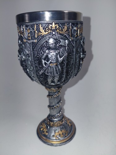 Medieval Knight Goblet/ Chalice  Chain With Stainless Steel Cup