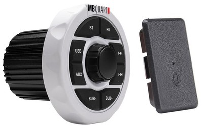 MB Quart GMR-1.5W 160W Marine Bluetooth Receiver w/USB+Mic For ATV/UTV/RZR