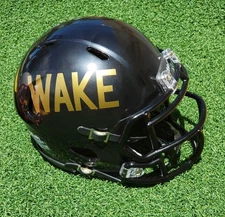 WAKE FOREST DEMON DEACONS 2025 "WAKE" FOOTBALL MINI HELMET