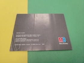 Marble Madness Nintendo NES Instruction Manual Booklet ONLY