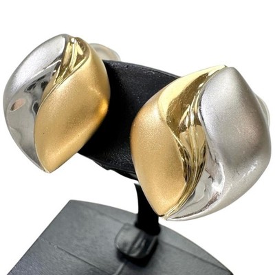 Combination color Earring K18 Gold/Pt900Platinum 3.7g Women