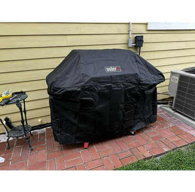 #ad BIG SALE Weber Spirit 400 Series 51 in W x 42 in H Black Gas Grill Cover $71.99