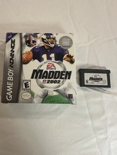 Madden NFL 2002 Nintendo Game Boy Advance GBA Game Box