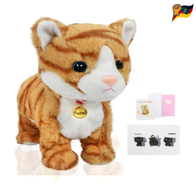 Smalody Elektronische Katze Plüschtiere Sound Control Roboter Katze Geschenk