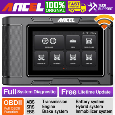 ANCEL HD3100 Heavy Duty Truck Scanner Reset SRS HD Diesel All System Diagnostic