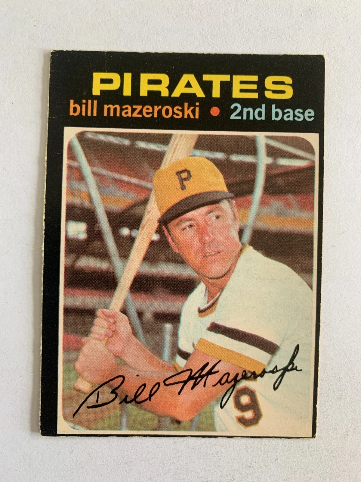 1971 O-Pee-Chee #110 Bill Mazeroski - Pittsburgh Pirates (inv1)