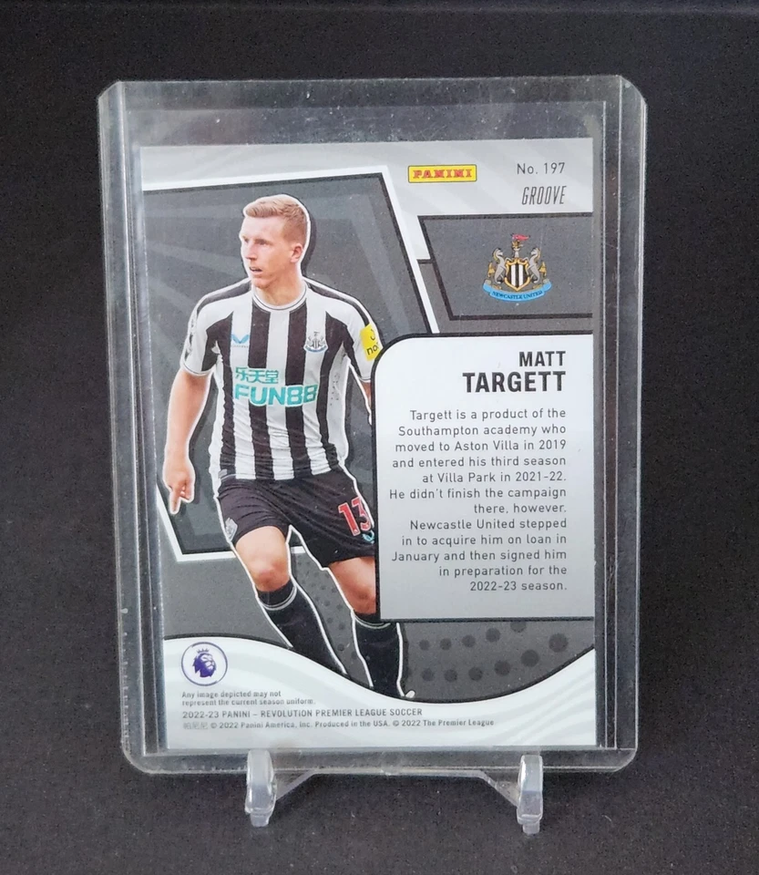 2022-23 Panini Revolution Premier League Soccer  #197 Matt TARGETT  Newcastle... - Image 2 of 2