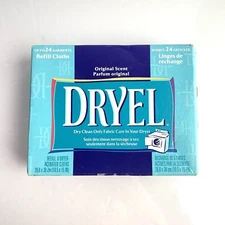 6 DRYEL Dryer Activated Refill Cloths Original Fresh Scent Dry Clean at Home