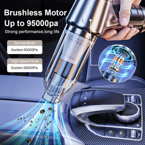 9500000pa Auto Staubsauger Tragbar Kabellos Handgerät Tragbar Haushaltsgerät - Bild 3 von 31