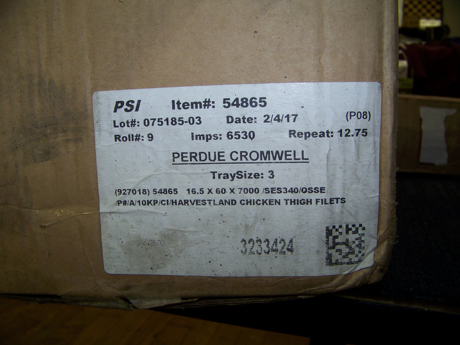 Perdue Cromwell Harvestland Chicken Thigh Filets Tray Size 3 54865 eBay