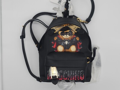 Moschino Couture Batman Teddy Bear Black Mini Backpack New Moschino Couture Batman Teddy Bear Black Mini Backpack New  main image 3
