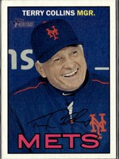 2016 Topps Heritage Terry Collins New York Mets #270  4 Card Lot