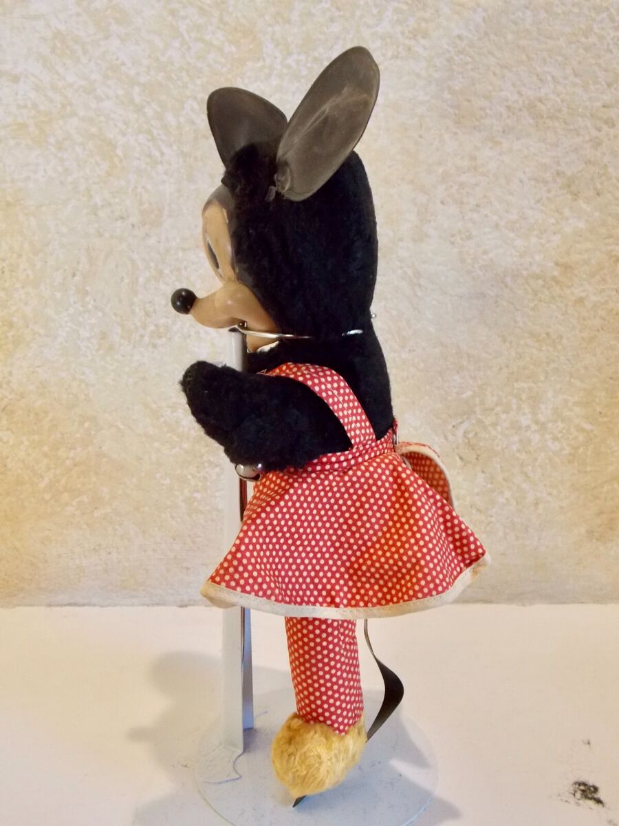 Pair 1940s Walt Disney's Minnie Mickey Mouse GUND Plush Pair 1940s Walt Disney's Minnie Mickey Mouse GUND Plush