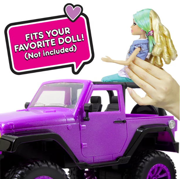 Girls Remote Control Car Pink Jeep Jada Toys GirlMazing 1/16 Scale RC