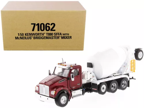 Kenworth T880 SFFA 71062 McNeilus Bridgemaster Mixer Truck 1/50 Diecast Model - Picture 2 of 2
