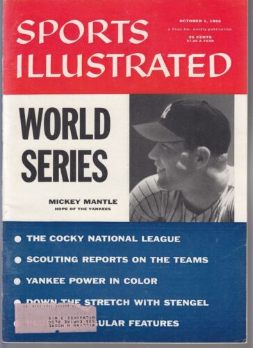 Mickey Mantle 1956 Sports Illustrated 10/1 Hope Of The Yankees 84842 - Picture 1 of 1