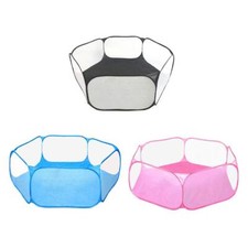 Small Pet Pen Cage Enclosure Compatible with Hamster Rabbit Chinchilla Indoor/Ou
