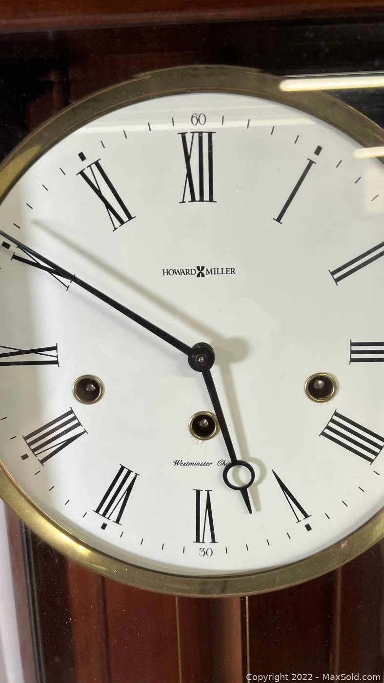 Howard Miller Milan Wall Clock Model 613212 Wood Cable Drive . eBay