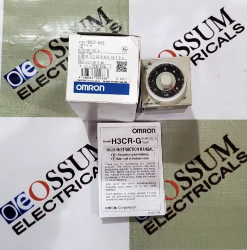 OMRON H3CR-G8EL ELECTRONIC TIMER TIMING 6S-120S VOLTAGE 110VAC