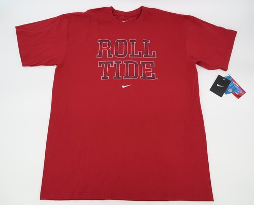 Nike Alabama Crimson Tide Roll Tide Football T-Shirt Men's Large NWT