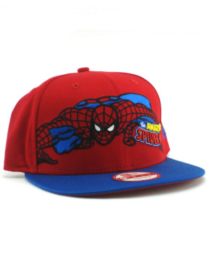 New Era Amazing Spider-Man 9fifty Snapback Hat Adjustable Marvel Classic Heroes