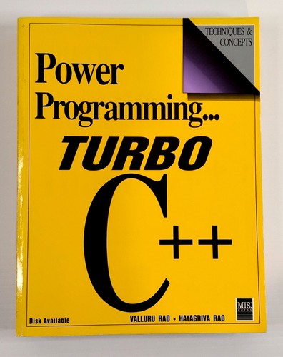 POWER PROGRAMMING Turbo C++ TECHNIQUES & CONCEPTS Coding Manual RAO - 第 2/6 張圖片
