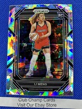 2023 #132 Li Meng WNBA Panini Prizm Basketball Ice Prizm RC Mystics