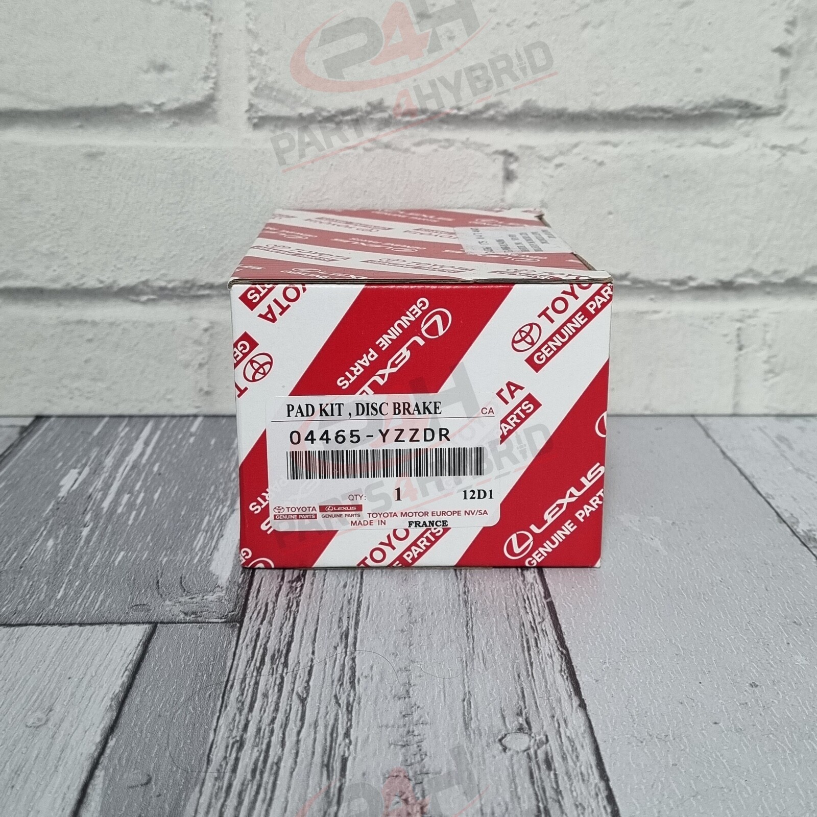 GENUINE PRIUS ALPHA FRONT BRAKE PADS ZVW40PRIUS PLUS JAPANESE IMPORT 04465-YZZDR