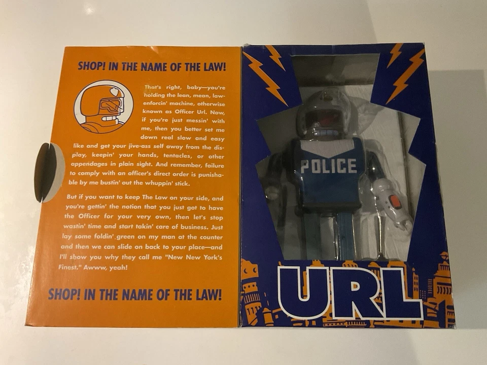 Futurama URL officer Wind UP Action Figure Vintage - Image 2 of 4