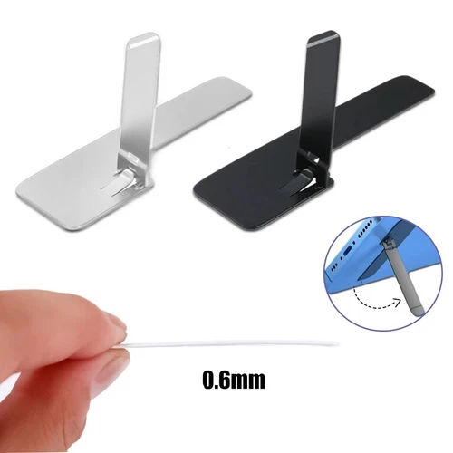 Ultra-Dünner Faltbar klappbar Handyhalter Ständer Tragbar universal zum kleben - Bild 2 von 8