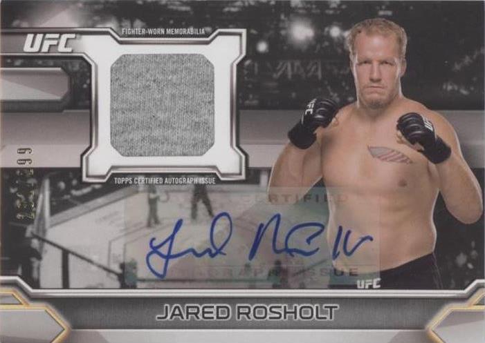 2016 Topps UFC Knockout - Jared Rosholt #KAR-JR - 1 of 1