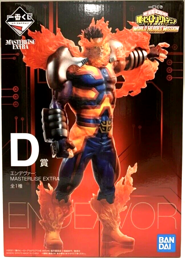 My Hero Academia The Movie Endeavor Figure Ichiban Kuji Prize D