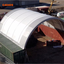 Container &uuml;berdachung 12x12 m, Garage, Futtermittellagerung, Lagerzelte, conotop