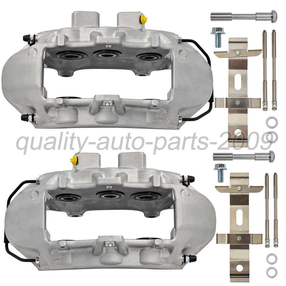 2x pinça de freio a disco dianteira com 6 pistões para Cadillac CTS 2009-2015 V8 6,2L - Imagem 2 de 4