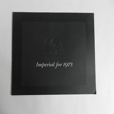 VINTAGE 1973 CHRYSLER IMPERIAL DEALERSHIP SALES BROCHURE SPECIFICATIONS INFO