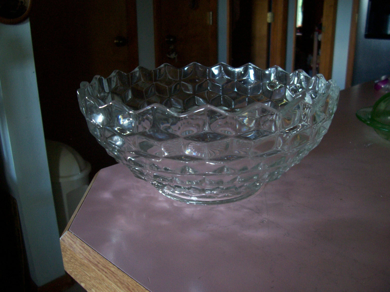 Fostoria American 10" deep salad bowl