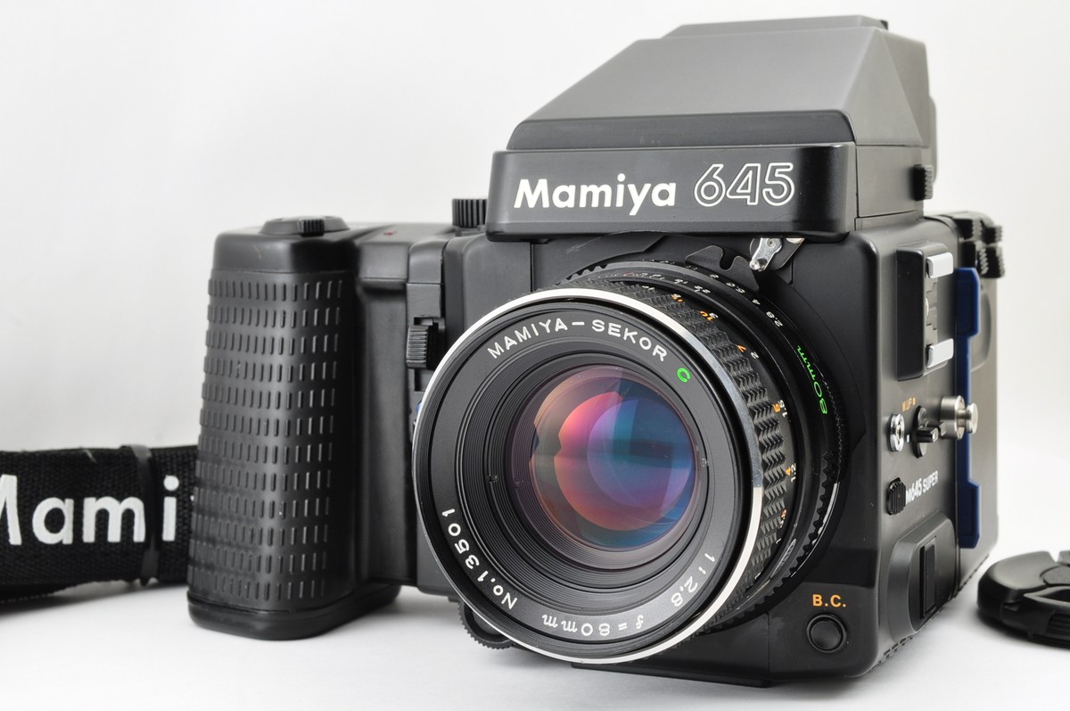 フィルムカメラ Mamiya M645 Super AE Prism Finder MINT MAMIYA M645 Super AE Prism Finder 120 Filmback SEKOR