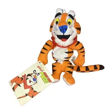 KELLOGG'S BREAKFAST BUNCH BEAN BAG TONY THE TIGER 1997 FROSTED FLAKES NEW NWT