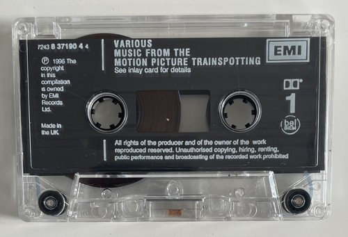 Trainspotting (Music From The Motion Picture) UK 14-Track Cassette Hype Sticker - Picture 6 of 17