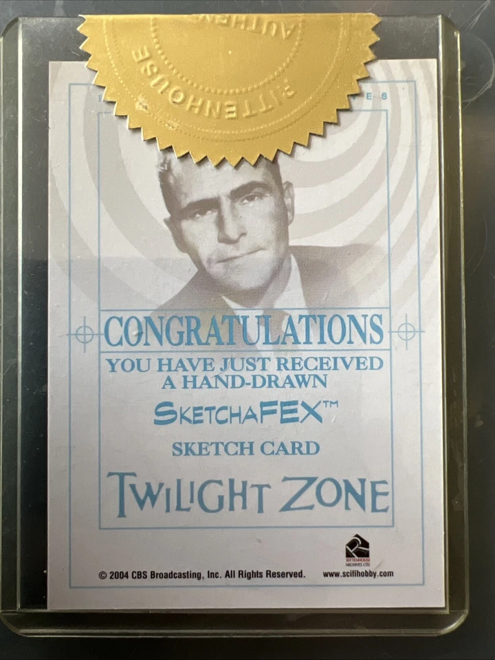 TWILIGHT ZONE SERIES 4 - SKETCH by CHRIS BOLSON of Robbie The Robot Rittenhouse - Image 2 of 2