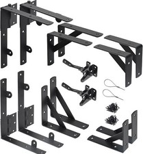 2 Set Anti Sag Gate Heavy Duty No Sag Kit Gate Corner Brace Bracket for Wooden