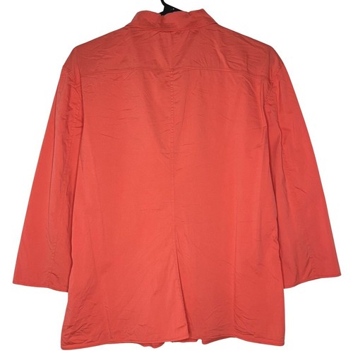 Camicia da donna Jil Sander 42 IT 6 US rosa a punta colletto manica a 3/4 bottoni - Foto 2 di 19